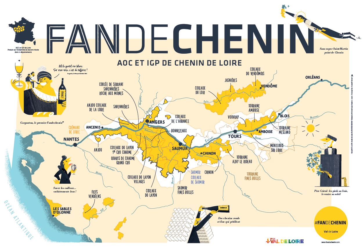 carte chenins de loire